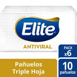 Elite Pañuelo Desechable Antiviral x 6 Unidades