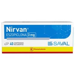 Nirvan 3 mg x 40 Comprimidos Recubiertos