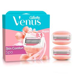 Repuestos Maquina De Afeitar Gillette Venus Spa Con Aceites Botánicos, 2 Unidades
