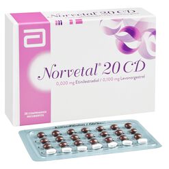 Norvetal 20 CD x 28 Comprimidos Recubiertos