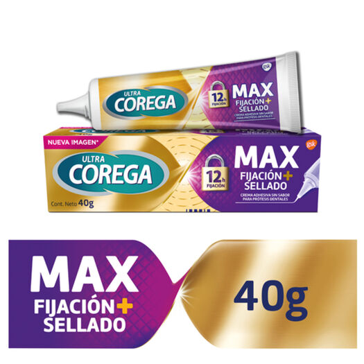 Adhesivo Corega Ultra Protesis Dentales Maximo Sellado 40 g, , large image number 3