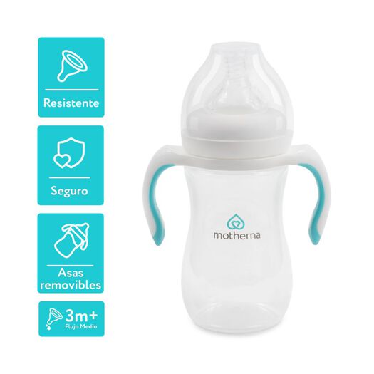 Mamadera Motherna Con Asas 240 mL, , large image number 0