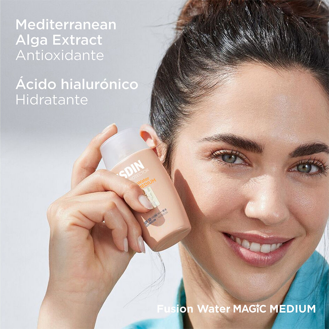 Protector Solar Isdin Fusion Water Magic Color Medium SPF50 50 mL, , large image number 2