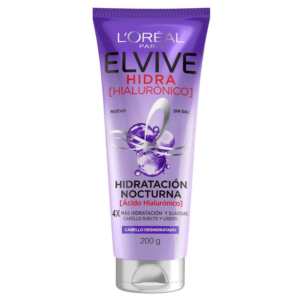 Tratamiento Capilar Elvive Hidra Hialurónico Nocturno 200 mL, , large image number 1