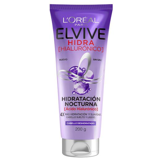 Crema Hidratación Elvive Nocturna 200Ml, , large image number 1