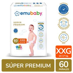 Pañales Emubaby Super Premium XXG 60 un