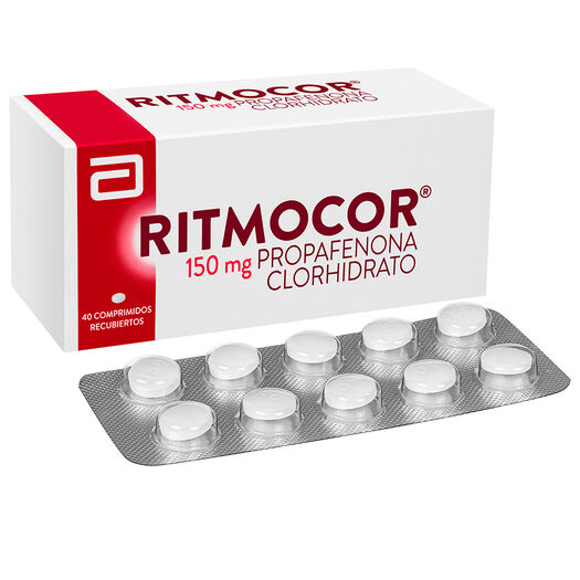 Ritmocor 150 mg x 40 Comprimidos Recubiertos, , large image number 0