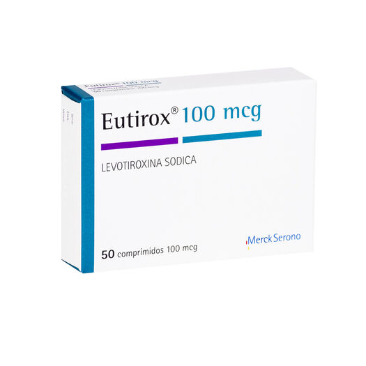 Eutirox 100 mcg x 50 Comprimidos, , large image number 0