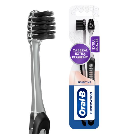 Cepillos Dentales Oral-B Sensitive Purification Extra Suave 2 Un, , large image number 0