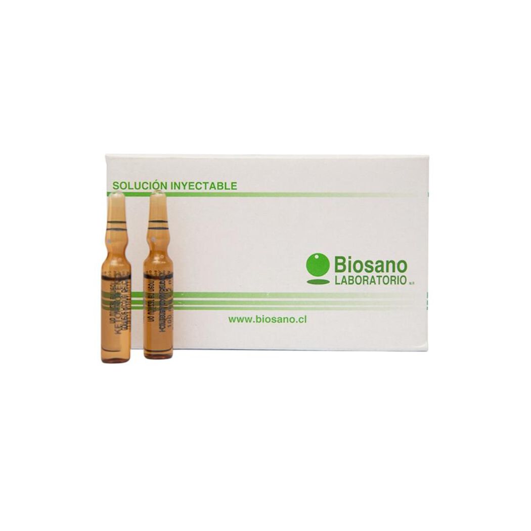 Ketoprofeno 100 mg/2 ml x 5 Ampollas Solución Inyectable IV BIOSANO, , large image number 0