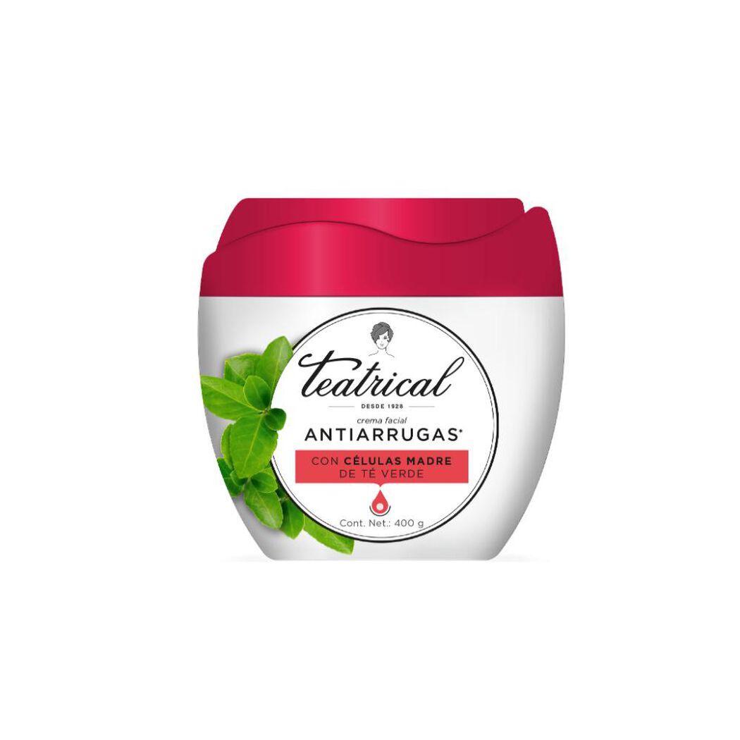 Teatrical Crema Facial Antiarrugas 400g, , large image number 0