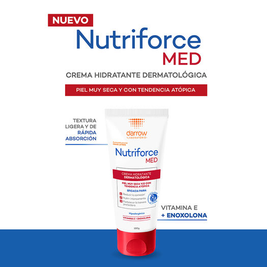 Darrow Nutriforce Med Crema Hidratante Dermatológica Antipicor 100G, , large image number 1