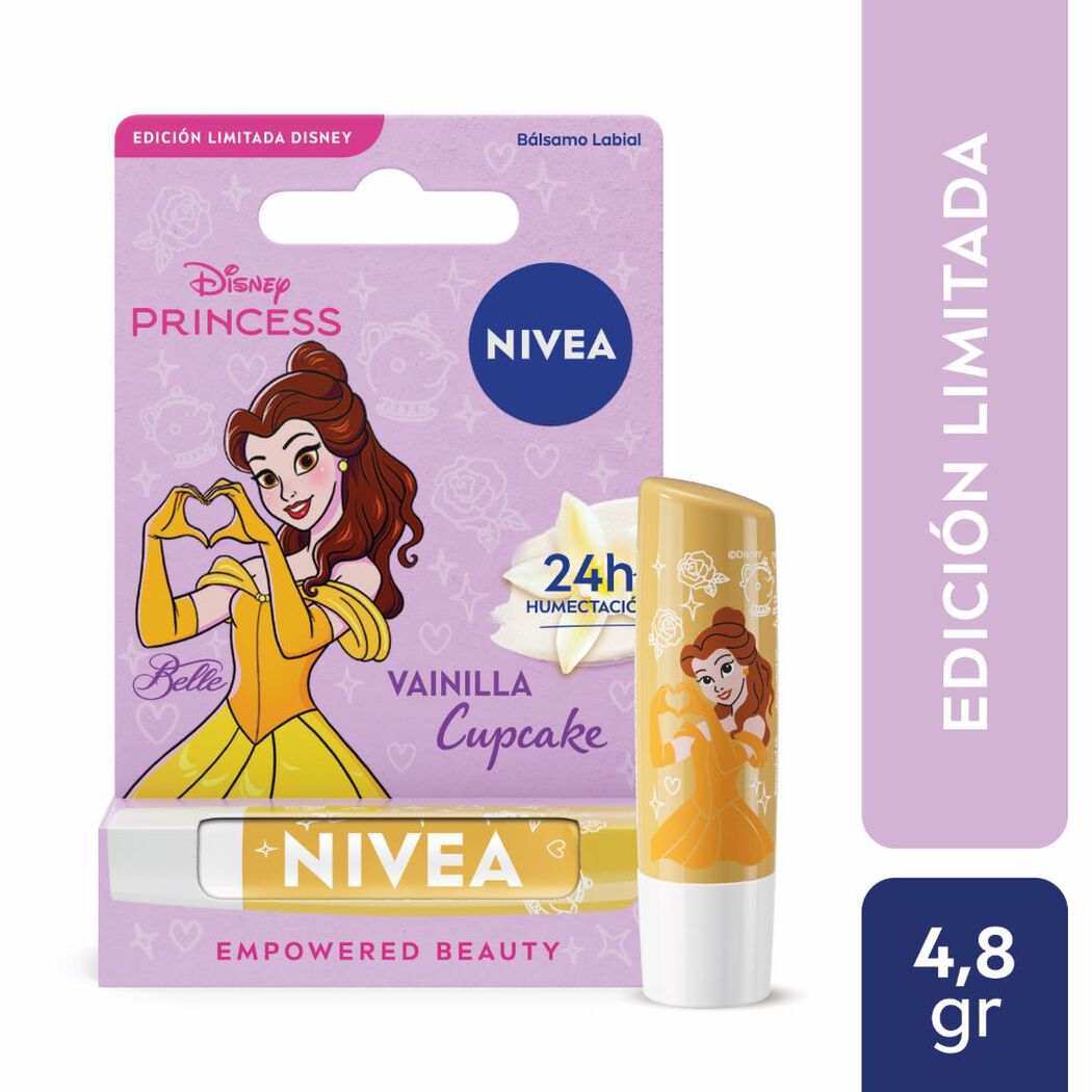 Bálsamo Labial Nivea Edición Limitada Disney Bella 4,8 g, , large image number 1
