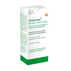 Flixonase 50 mcg/dosis x 120 Dosis Suspensión Nasal para nebulización