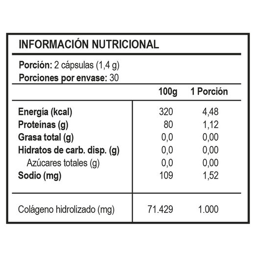 Vitaday Colágeno 500 Mg 60 Cápsulas, , large image number 1
