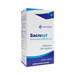 Sacrusyt 100 mcg/Dosis x 200 Dosis Aerosol para Inhalaci&oacute;n Oral
