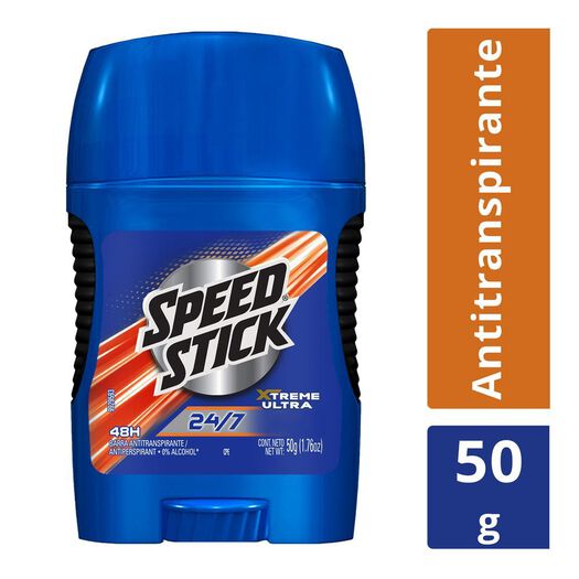 Speed Stick Desodorante Barra Antitranspirante 24/7 Extra x 50 g, , large image number 0