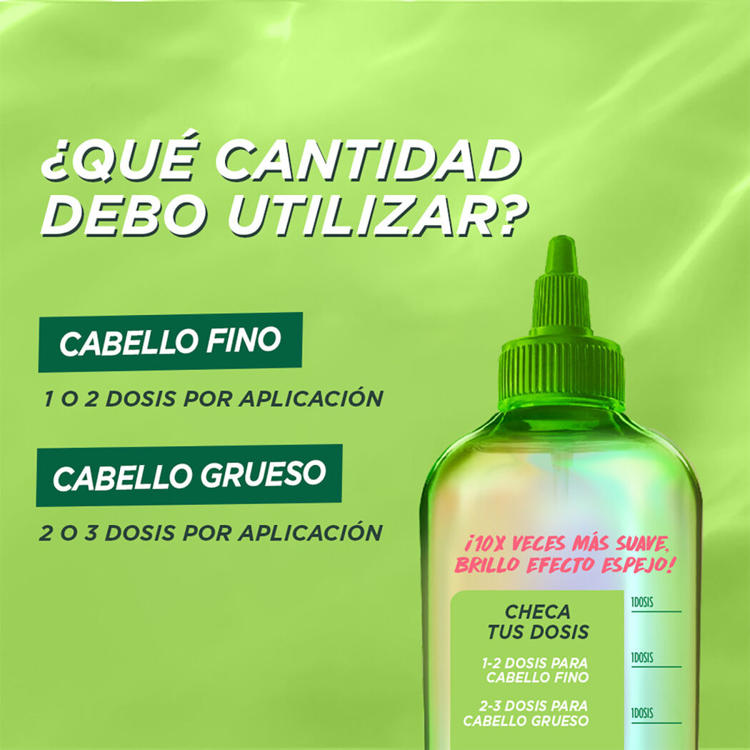 Tratamiento Capilar Fructis Adiós Esponjado Keratin Glow Water 180 mL, , large image number 4