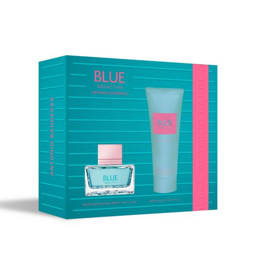 Antonio Banderas Blue Seduction Woman EDT 50ml + body lotion  75ml - Perfume Mujer, , large image number 0