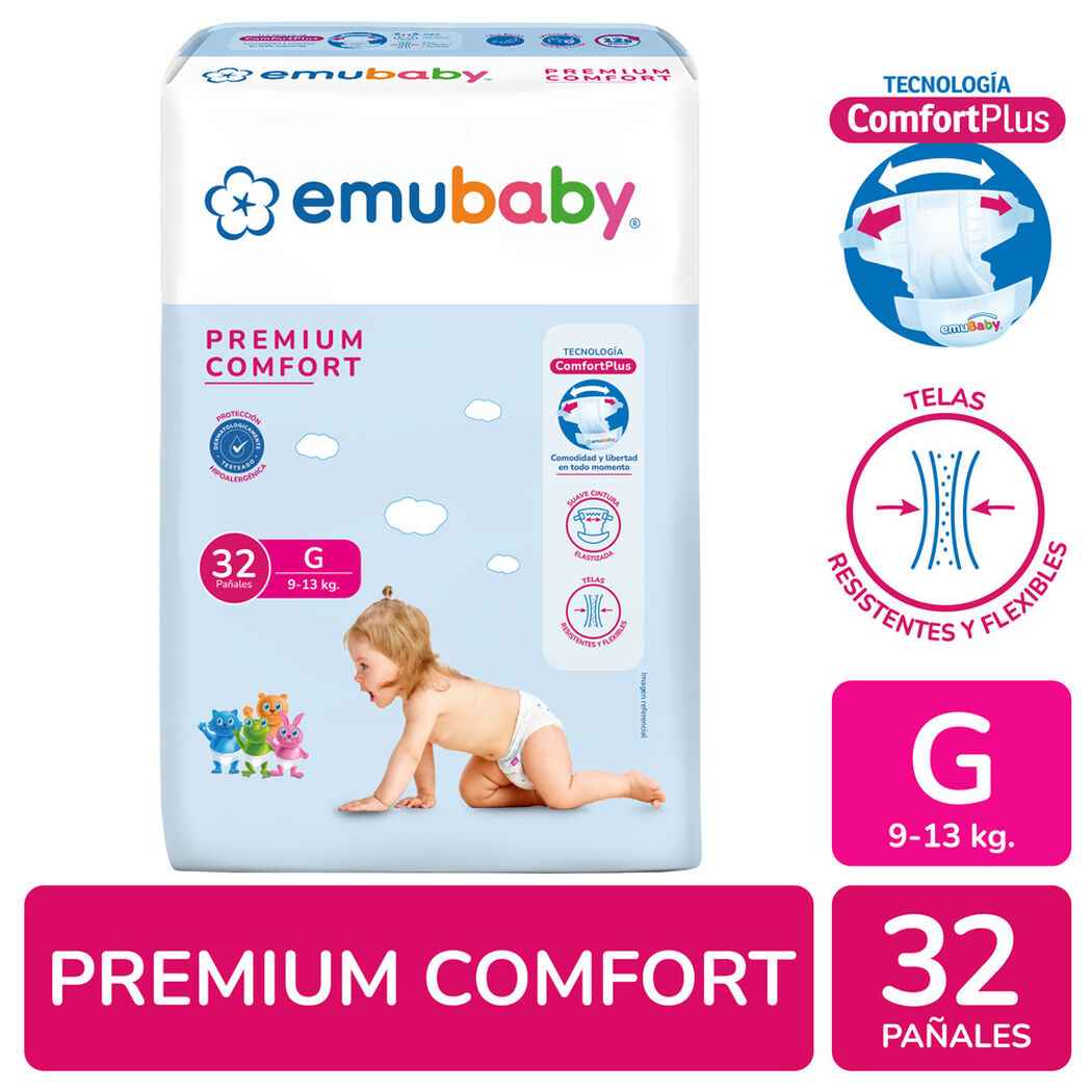 Pa&ntilde;ales Premium Comfort 9-13Kg G  x 32 unidades, , large image number 0