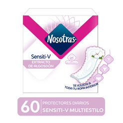 Protector Diario Nosotras Sentivie V Multiestilo 60 un