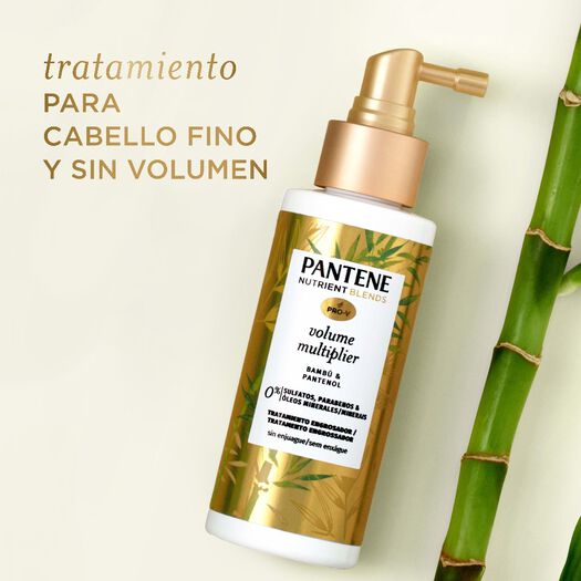 Tratamiento engrosador sin enjuage Pantene Nutrient Blends Volume Multiplier Bambú & Pantenol 110 ml, , large image number 1