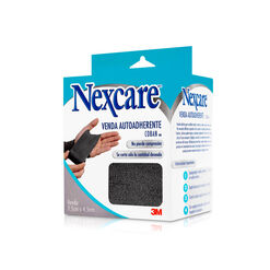 Venda Elastica Coban¿ Negra 7,5 cms x 4,5 cm. Nexcare