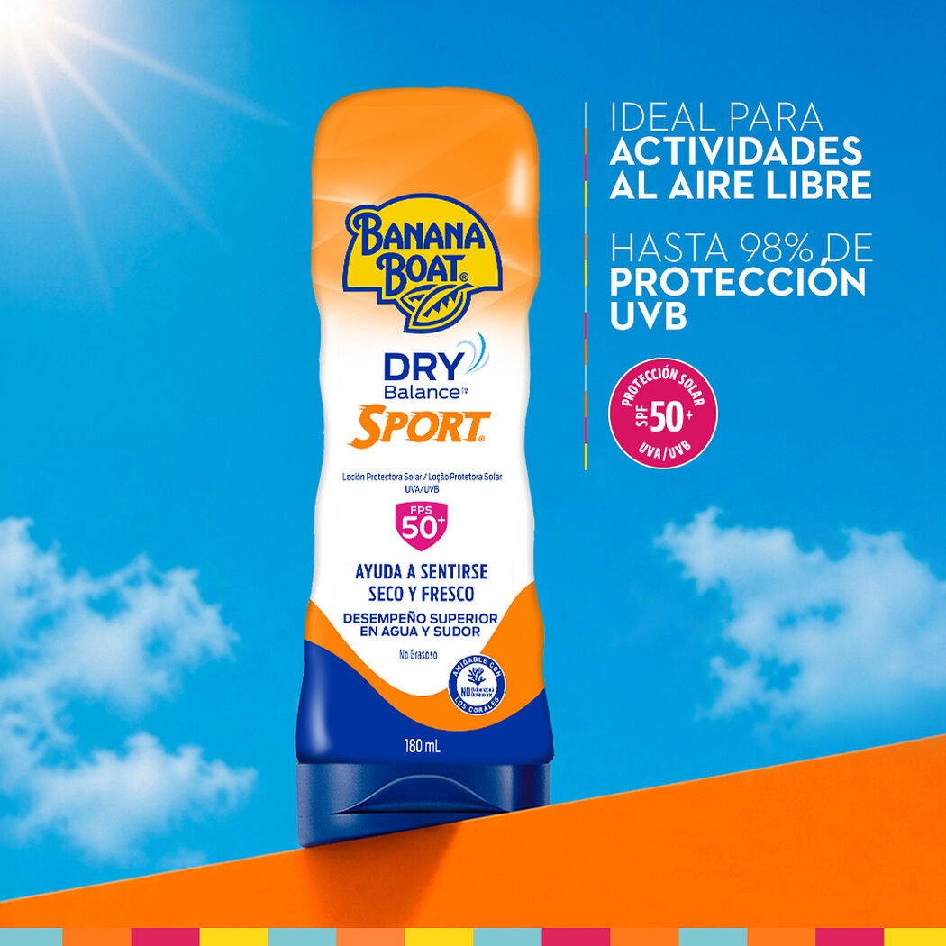 Protector Solar Banana Boat Dry Balance Sport FPS 50+ 180 mL, , large image number 2