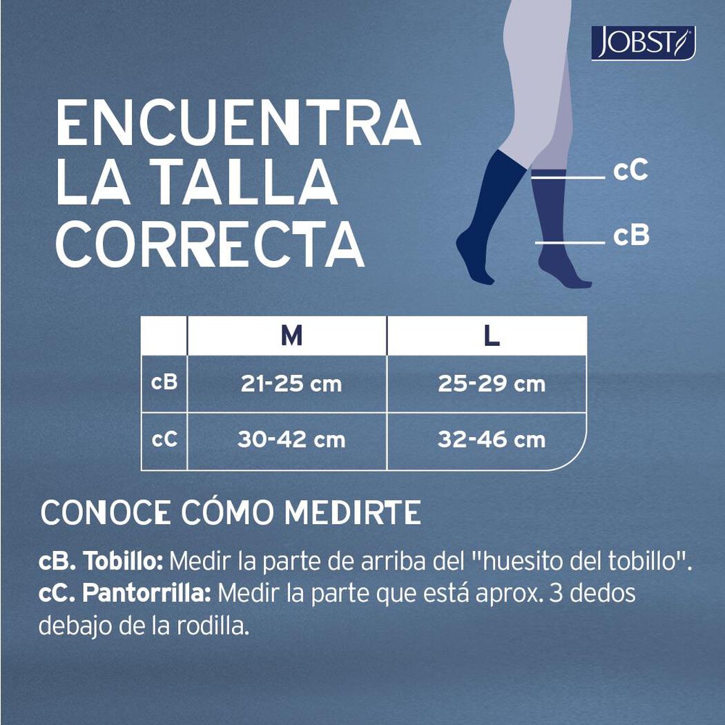 Media Compresión Jobst Rodilla Talla L 1un, , large image number 4