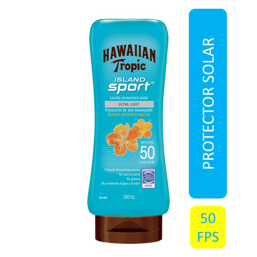 Hawaiian Tropic Protector Solar Island Sport Ultra Light FPS 50 x 240 mL, , large image number 0