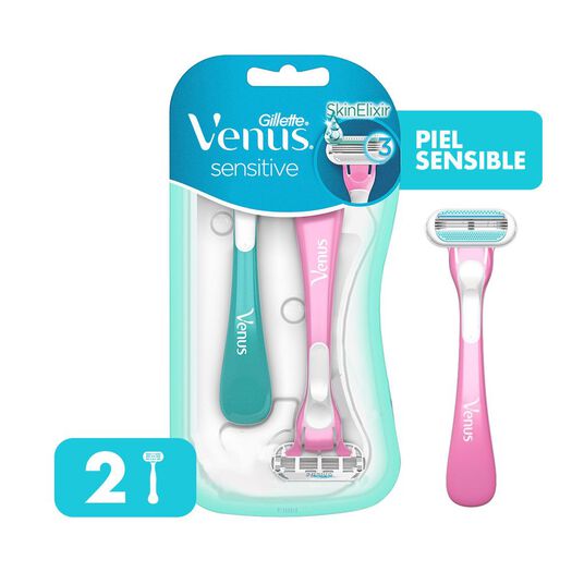 Máquina De Afeitar Desechable Gillette Venus Sensitive  Para Piel Sensible, 2 Unidades, , large image number 0