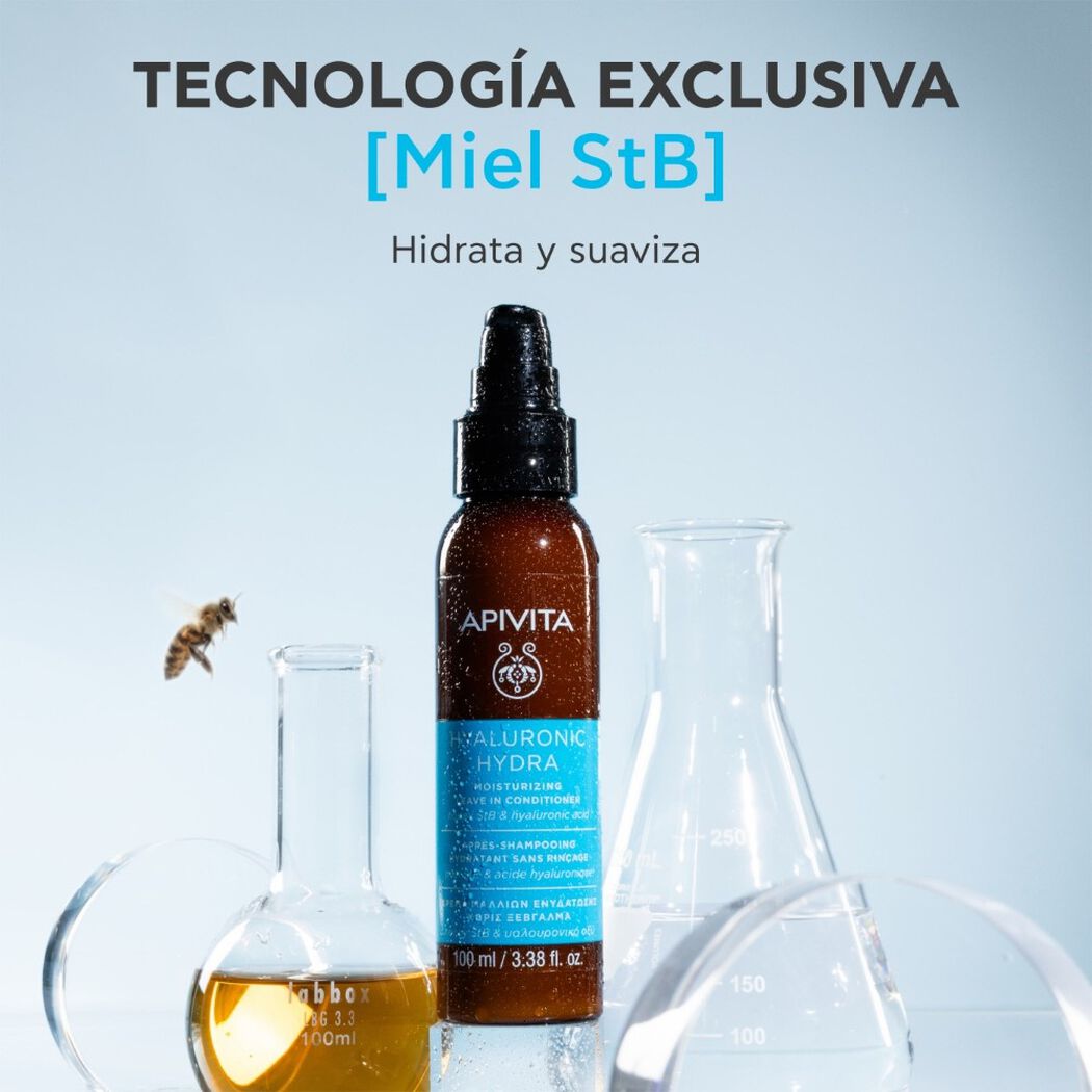 Acondicionador Apivita Cabello Hidratante 100 mL, , large image number 4
