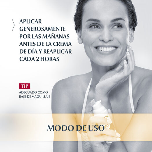 PROTECTOR SOLAR FACIAL FLUIDO ANTI-EDAD EUCERIN FPS 50 50 ML, , large image number 2