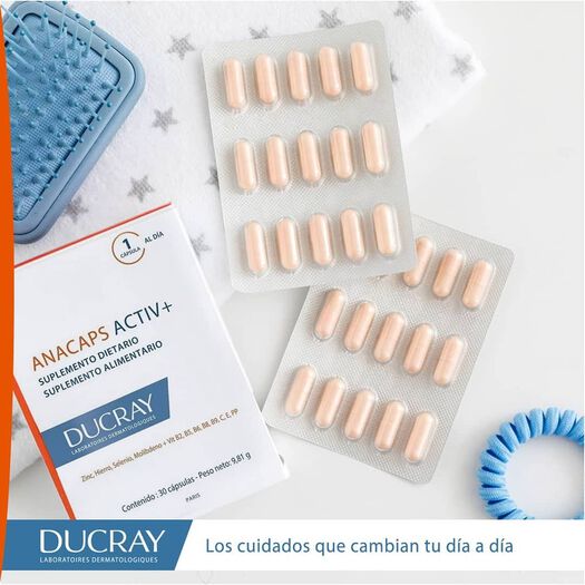 Ducray Anacaps Activ+ Tratamiento Anti-Caída 30 Cápsulas, , large image number 3