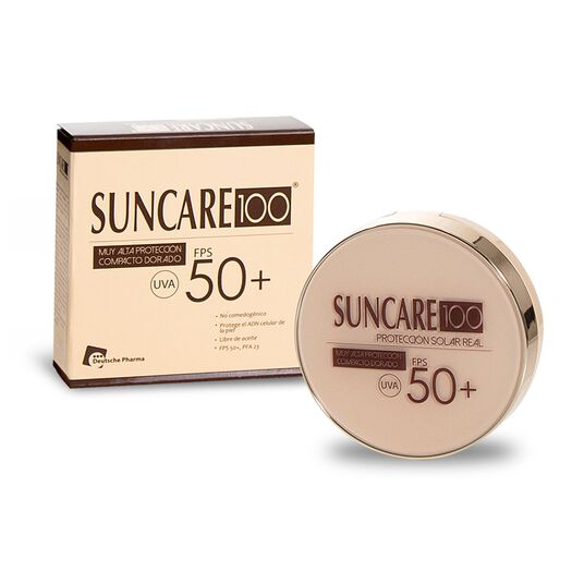 Suncare 100 Compacto Fps 50+ 10gr, , large image number 0