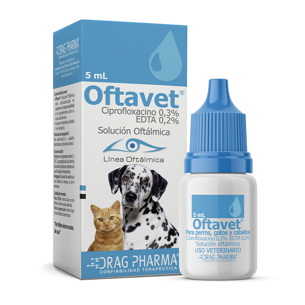 Vet. Oftavet x 5 ml Soluci&oacute;n Oft&aacute;lmica para Perros y Gatos, , large image number 0