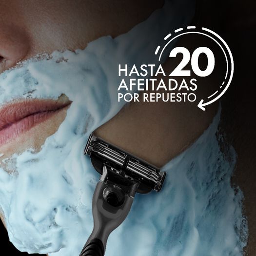 Repuesto para Máquina de Afeitar Gillette Mach3 Carbono 4 Un, , large image number 4