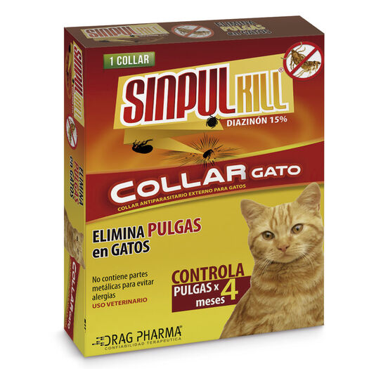 Vet. Sinpul Kill Antiparasitario Collar para Gatos, , large image number 0