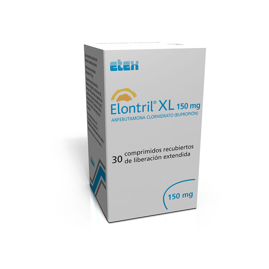 Elontril XL 150 mg 30 Comprimidos Recubiertos de Liberación Extendida, , large image number 0