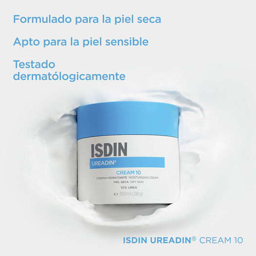 Crema Corporal Isdin Ureadin 10% Urea Hidratación Intensa 300 mL, , large image number 3