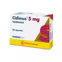 Cidimus 5 mg Caja 50 C&aacute;psulas