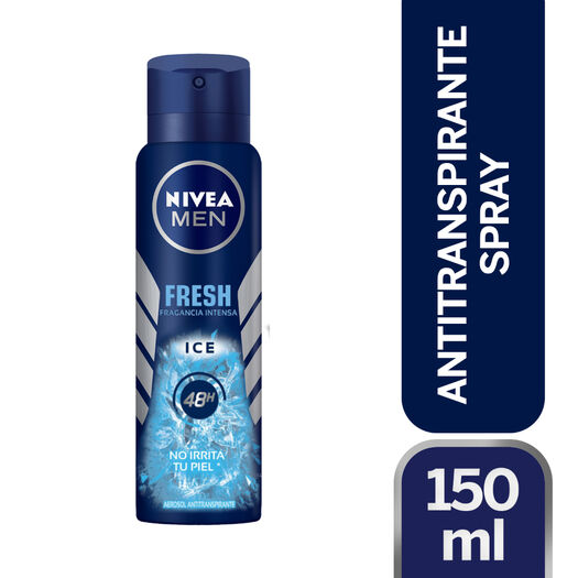 DESODORANTE SPRAY NIVEA MEN FRESH ICE 150 ML, , large image number 0