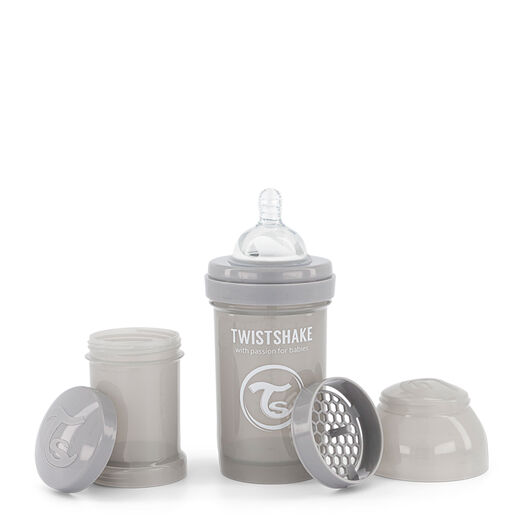 Mamadera Twistshake Anticólico Gris 180 mL, , large image number 1