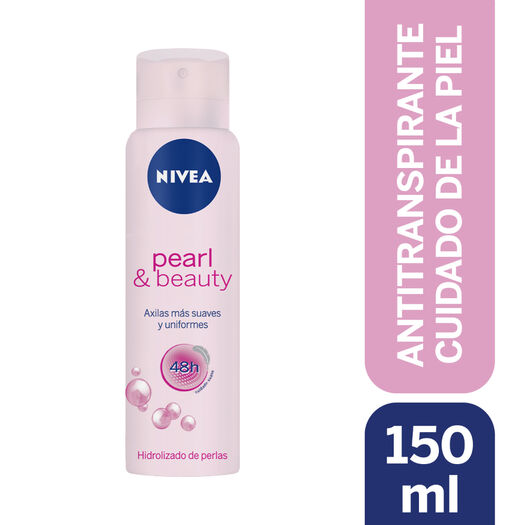 DESODORANTE SPRAY NIVEA PEARL & BEAUTY 150ML, , large image number 0