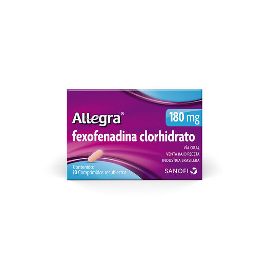 Allegra 180 mg x 30 Comprimidos Recubiertos, , large image number 0