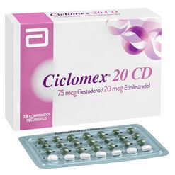 Ciclomex-20 CD x 28 Comprimidos Recubiertos