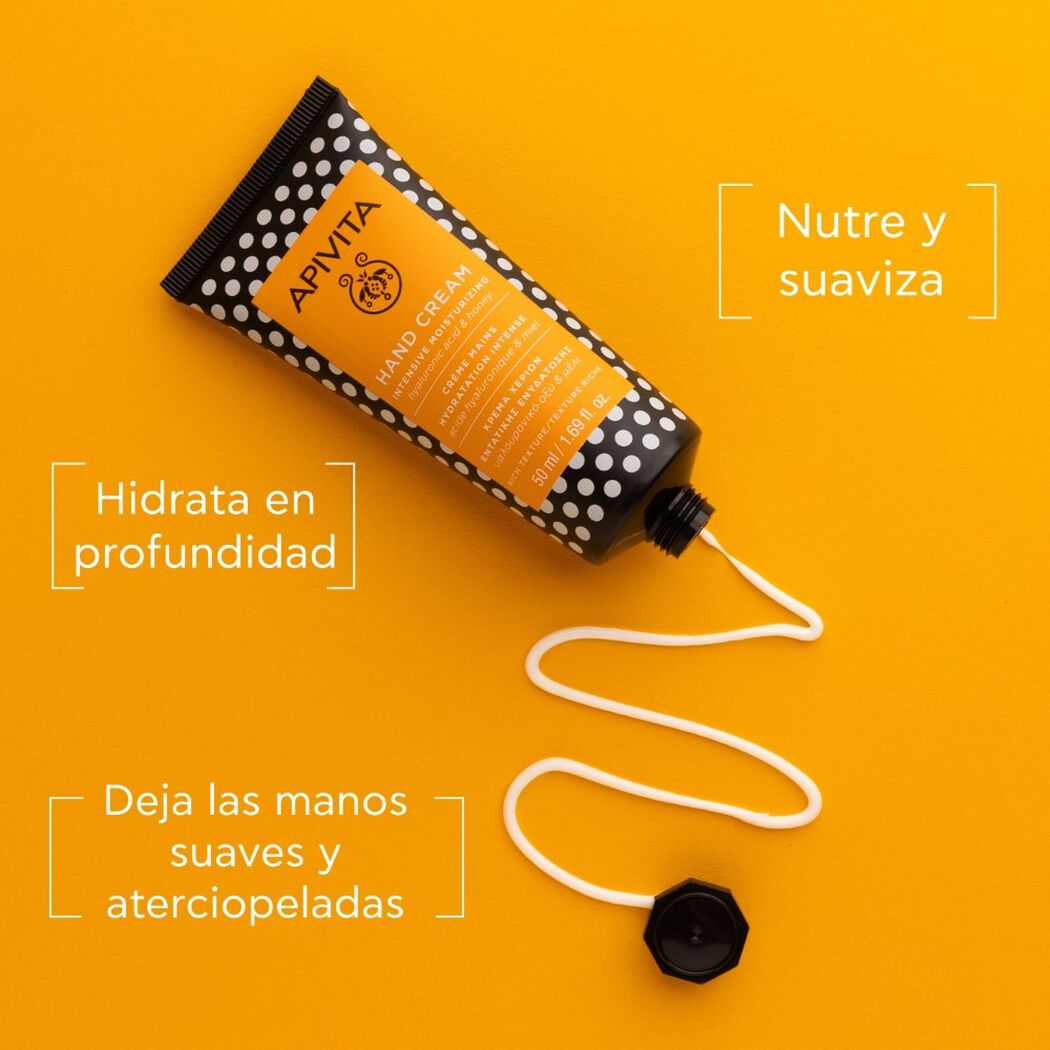 Crema de Manos Hidratante Intensiva Textura Rica con &Aacute;cido Hialur&oacute;nico & Miel 50ml Apivita, , large image number 1