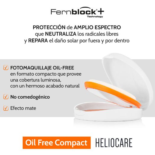 Heliocare Color Oil Free Light FPS 50+  x 10 g Polvo Compacto, , large image number 4
