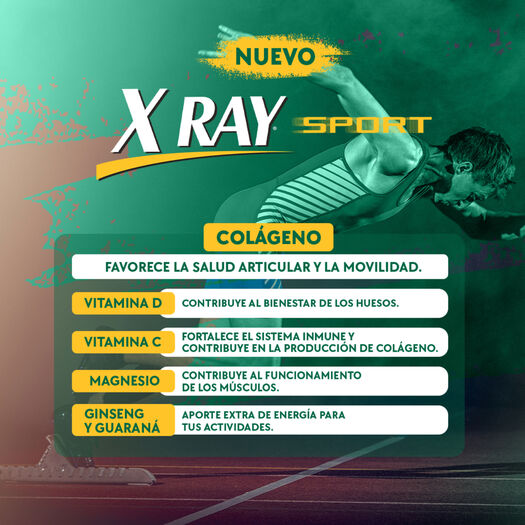 X Ray Sport Colágeno Comprimidos 60, , large image number 2