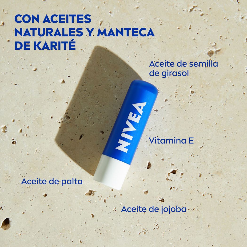 B&aacute;lsamo Labial Nivea Essential Care Hidratante 4,8gr, , large image number 3